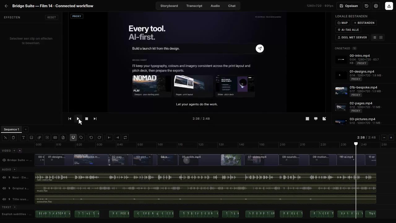 Motions: Smart editing