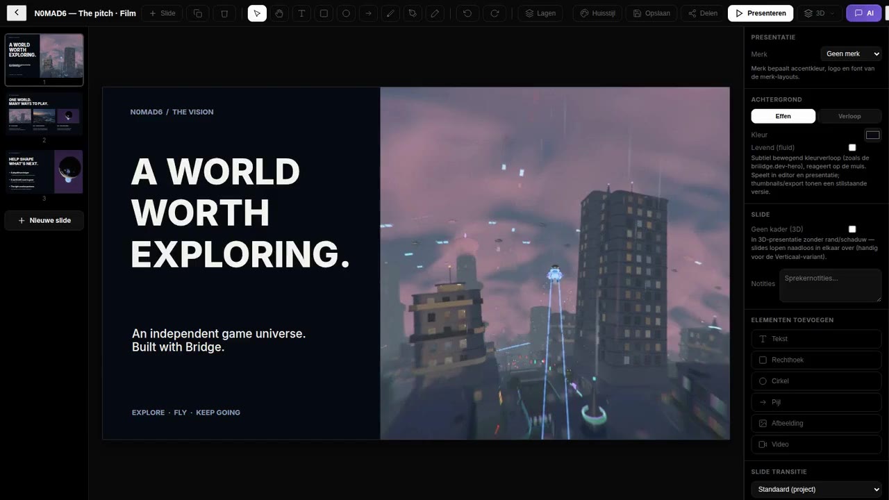 Slides: From outline to deck